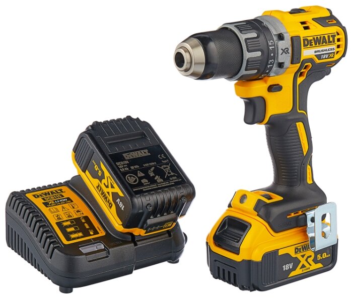 Аккумуляторная дрель-шуруповерт DeWALT DCD791P2 70 Н·м