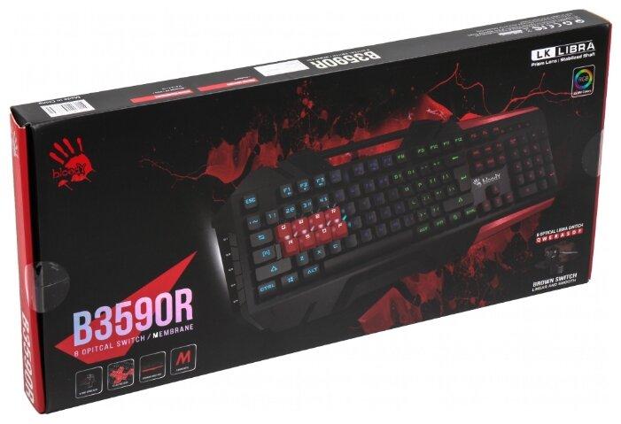 Игровая клавиатура A4Tech Bloody B3590R RGB Black-Red USB