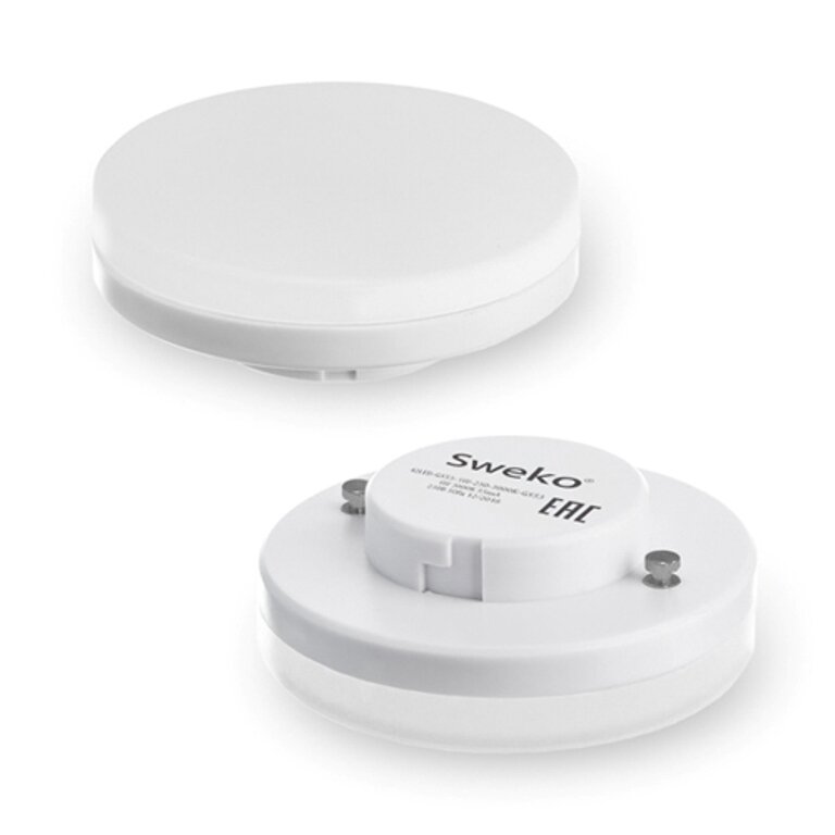 Упаковка ламп Sweko GX53 6Вт 3000K, 5 шт