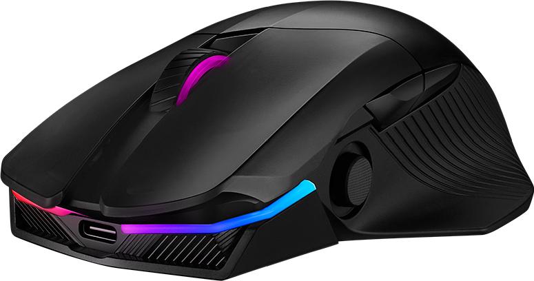 Мышь ASUS P704 RGB ROG CHAKRAM 90MP01K0-BMUA00 черный