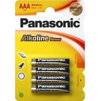 Батарейки Panasonic LR03 APB/4BP Alkaline тип AAA, 4 шт.