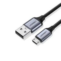 Кабель для телефона Ugreen US290 USB A to Micro USB 2 м Black 60148