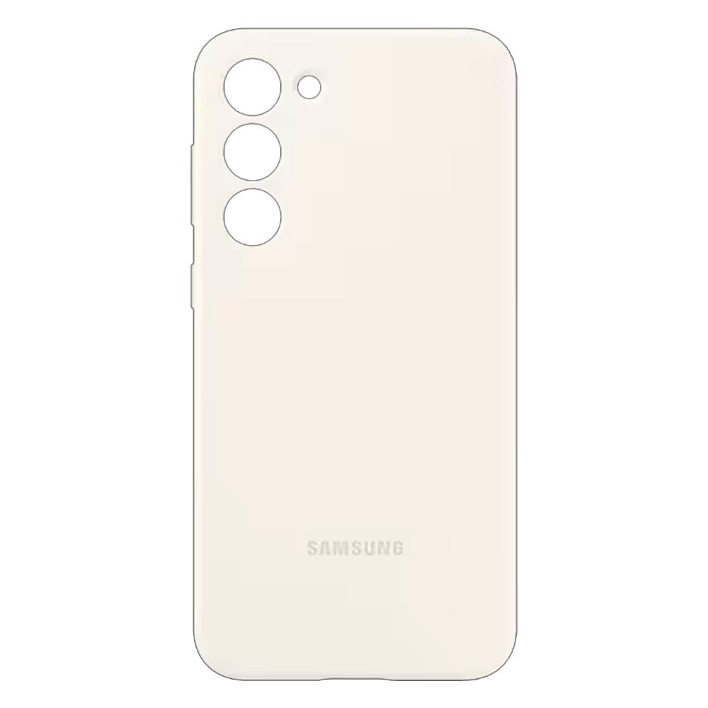 Купить Чехол для телефона Samsung S23+ Silicone Cover cotton,  EF-PS916TUEGRU, кремовый в Астане - Oma.kz