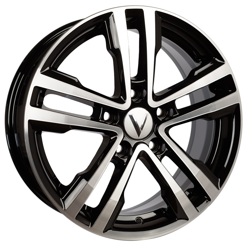 Диск Вектор B197 5x114,3 R16x6,5 CB67,1 ET45 19706AB Алмаз черный