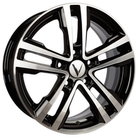 Диск Вектор B197 5x114,3 R16x6,5 CB67,1 ET45 19706AB Алмаз черный