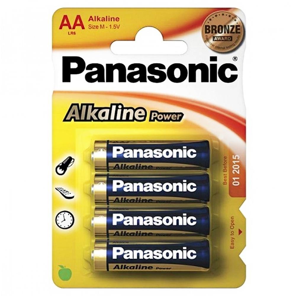 Батарейки  Panasonic LR6 APB/4BP Alkaline тип AA, 4 шт.
