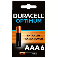 Батарейки Duracell  AAA Optimum, 6 шт.