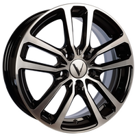 Диск Вектор B209  5x114,3 R15x6 CB67,1 ET46, алмаз черный арт.20907AB