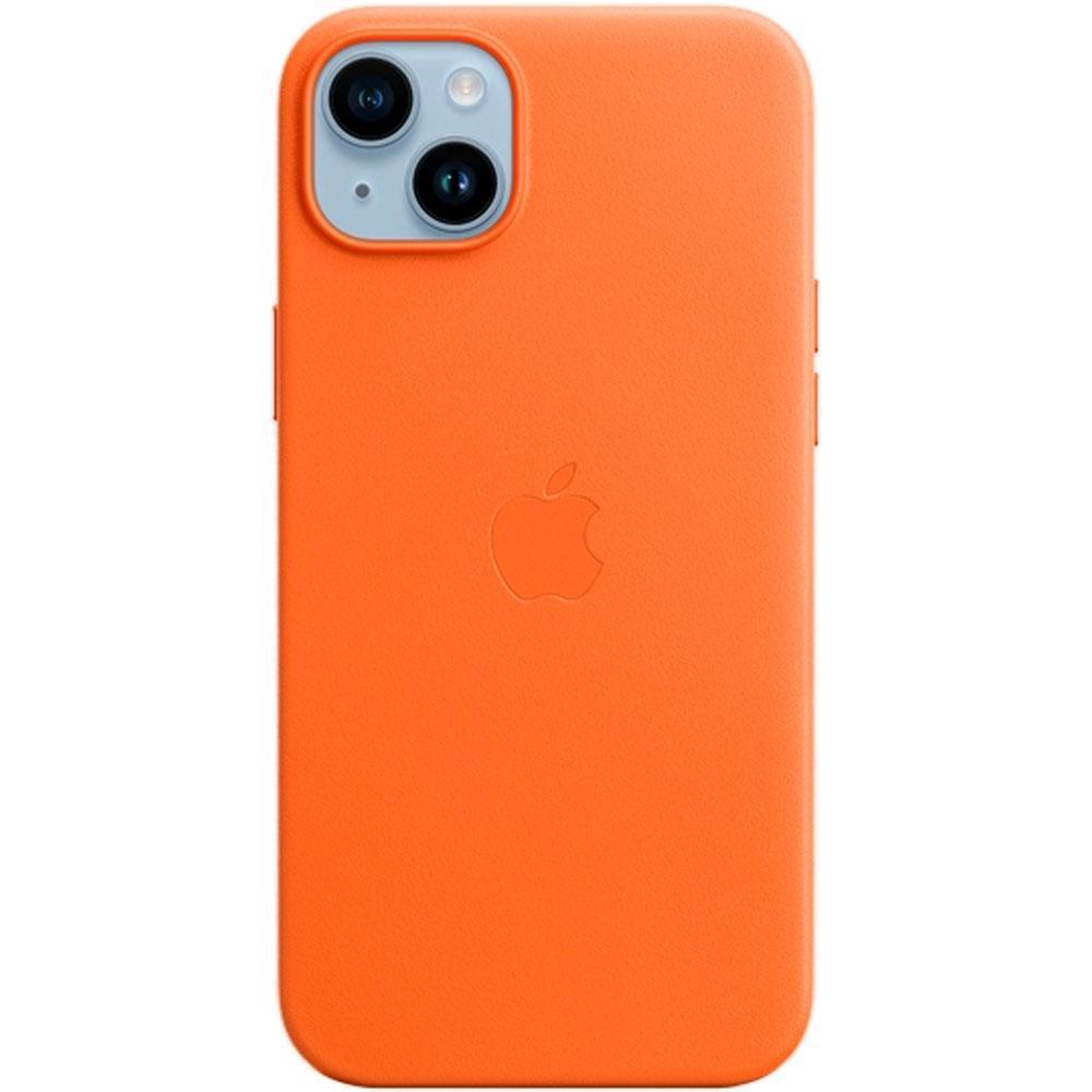 Купить Чехол для телефона Apple iPhone 14 Plus Leather Case with MagSafe -  (MPPF3ZM/A), Orange в Астане - Oma.kz