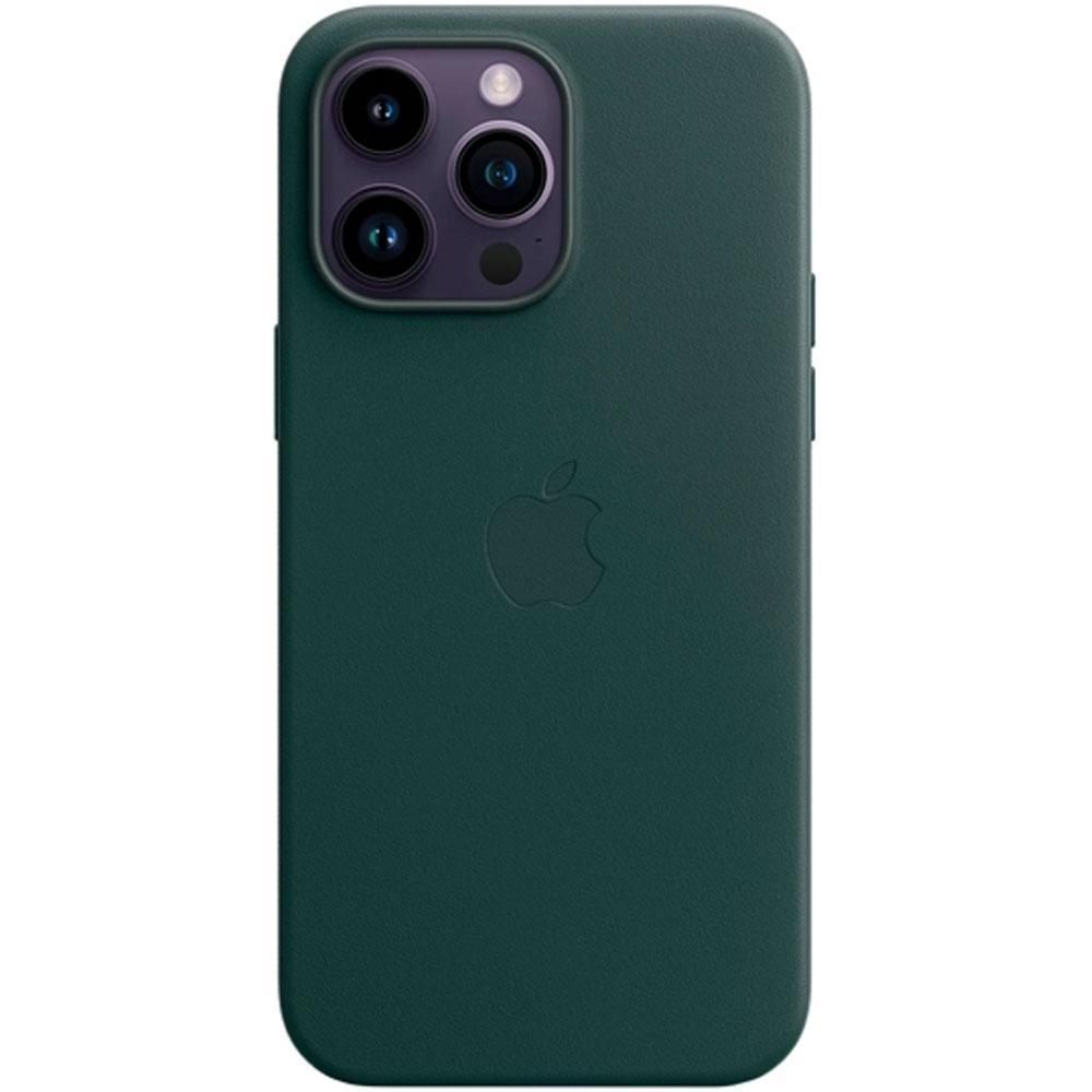 Купить Чехол для телефона Apple iPhone 14 Pro Max Leather Case with MagSafe  -(MPPN3ZM/A), Forest Green в Астане - Oma.kz