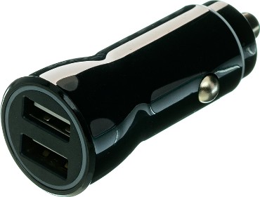 Автомобильное зарядное устройство Акс Drive АЗУ-105, micro-USB, черное
