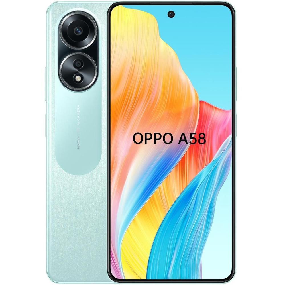 Купить Смартфон Oppo A58 8/128, зеленый в Астане - Oma.kz