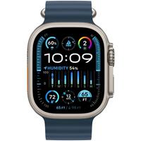 Смарт часы Apple Watch Ultra 2 GPS + Cellular, 49mm Titanium Case with Blue Ocean Band (MREG3GK/A)