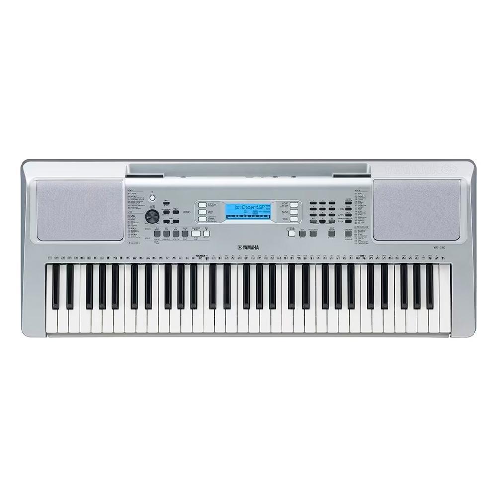 Купить Синтезатор Yamaha YPT-370, серебристый в Астане - Oma.kz