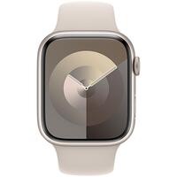 Смарт часы Apple Watch Series 9 GPS 45mm Starlight Aluminium Case with Starlight Sport Band - M/L (MR973QR/A)