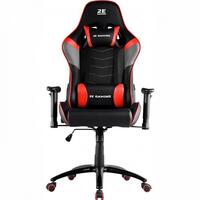 Игровое компьютерное кресло 2E Gaming Bushido, черно-красное
