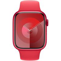 Смарт часы Apple Watch Series 9 GPS 45mm (Product) Red Aluminium Case with (PRODUCT)RED Sport Band - M/L (MRXK3QR/A)