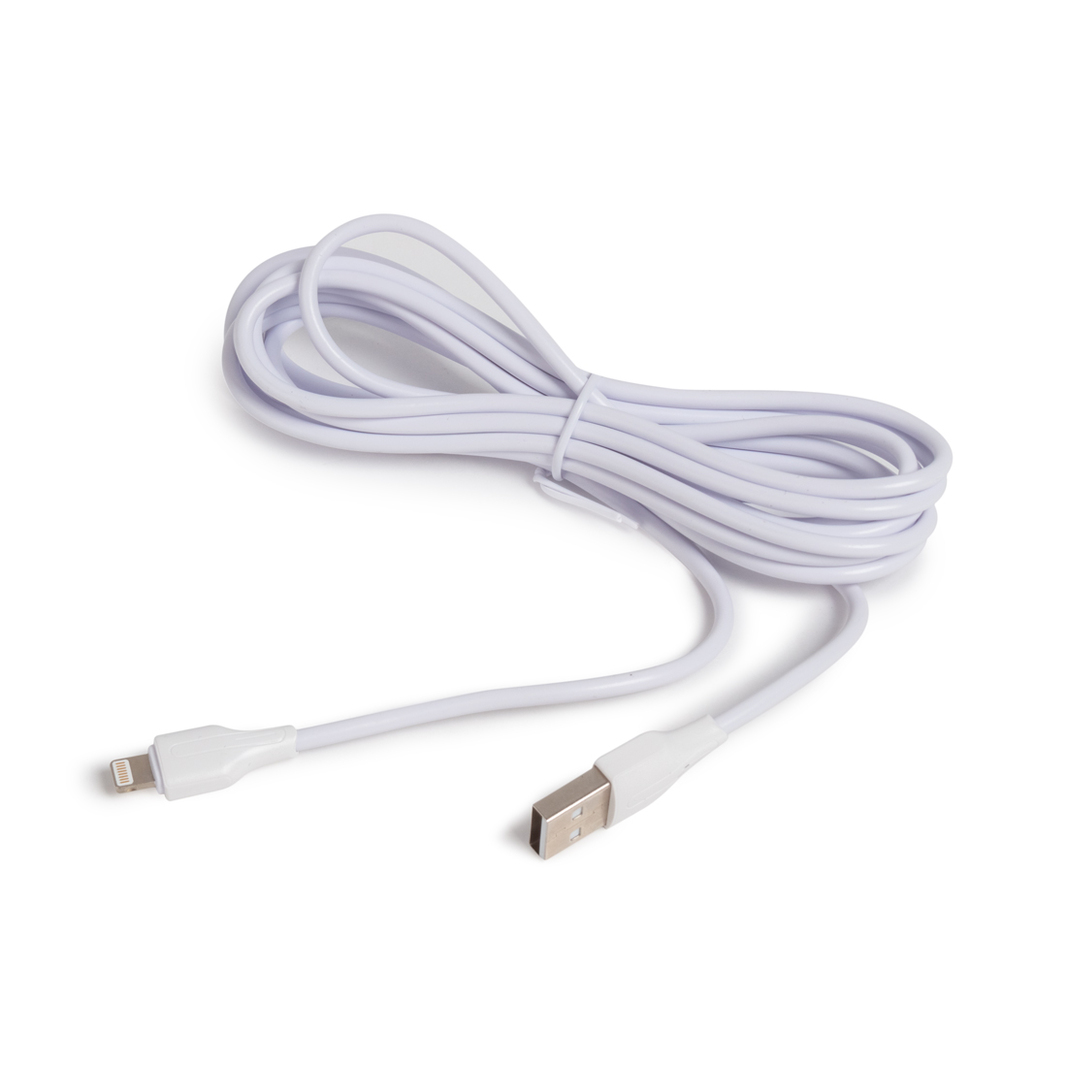 Интерфейсный кабель Ldnio LS543 Lightning 3м 2,1A белый