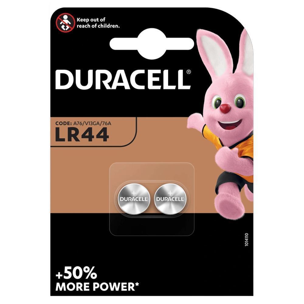 Батарейки  Duracell  LR 44 2BL, 2 шт.