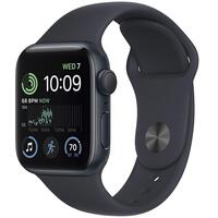 Смарт часы Apple Watch SE 2022 GPS, 40mm Midnight Aluminium Case with Midnight Sport Band - Regular (MNJT3RB/A)
