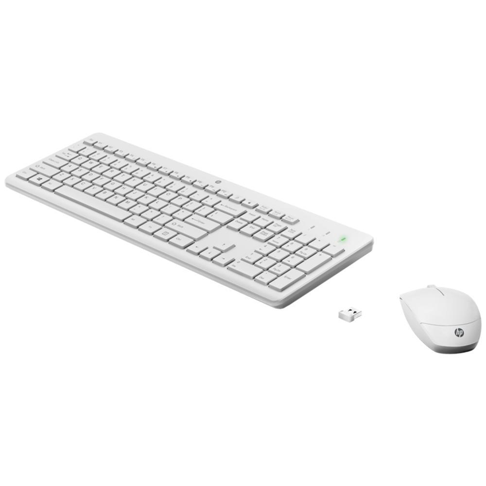 Клавиатура HP 230 Wireless Mouse and Keyboard Combo, белая, мышка