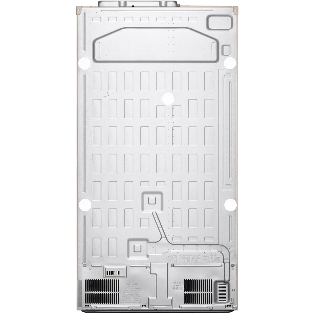 Холодильник LG GC B 257 SEZV, бежевый