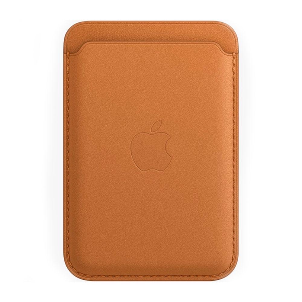 Чехол для телефона Apple iPhone Leather Wallet with MagSafe - (MM0Q3ZM/A), Golden Brown