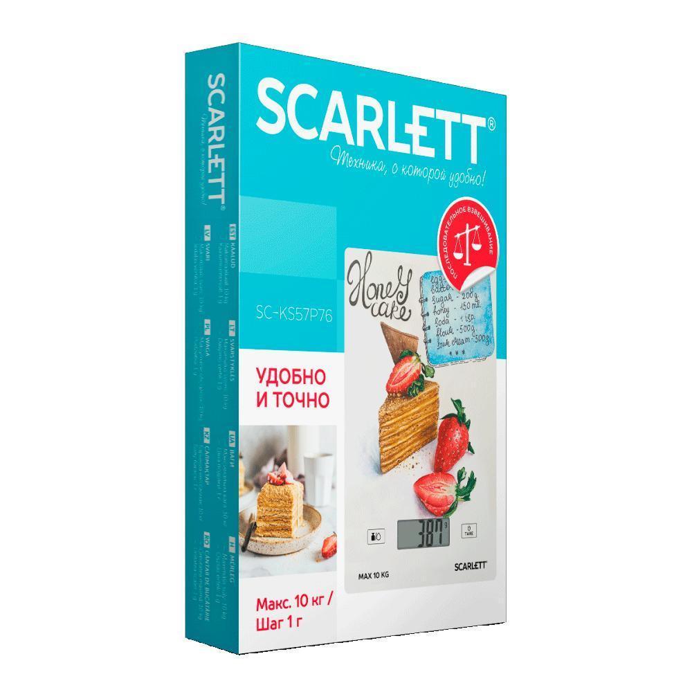 Кухонные весы Scarlett SC KS57P76 (медовик)
