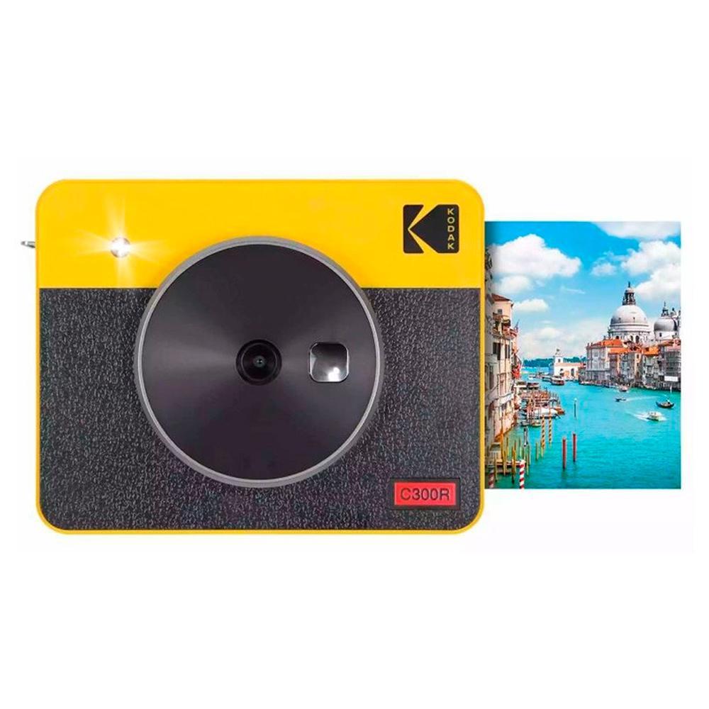 Фотоаппарат моментальной печати Kodak C300R Mini Shot Combo 3 Retro (yellow)