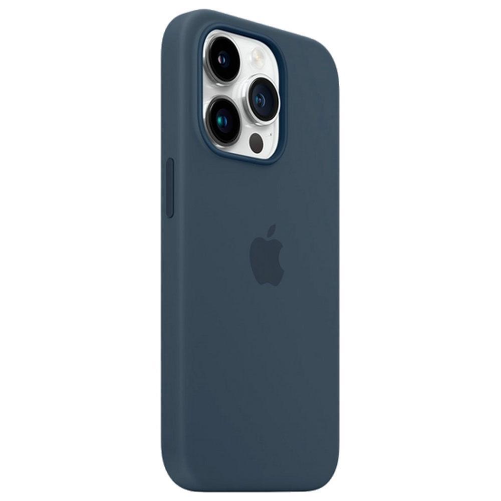 Купить Чехол для телефона Apple iPhone 14 Pro Silicone Case with MagSafe  MPTF3ZM/A storm blue в Астане - Oma.kz