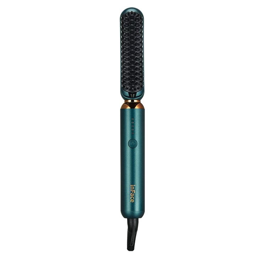 Стайлер для волос Xiaomi inFace ION Hairbrush ZH-10D CN, зеленый