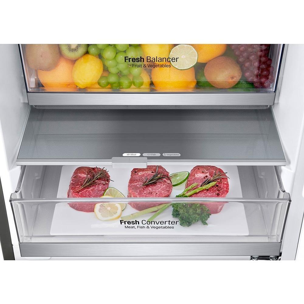 Холодильник LG GC-B 509 SMUM, серебристый