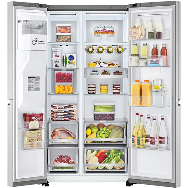 Холодильник LG GC J257CAEC, нержавеющая сталь