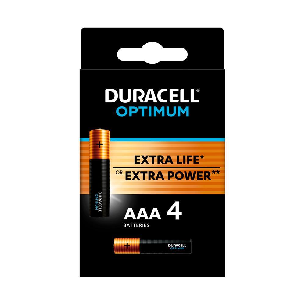 Батарейка Duracell AAA Optimum,  4 шт.