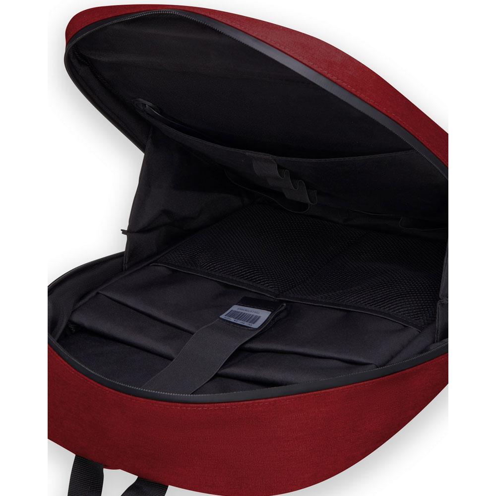 Рюкзак для ноутбука Pixel Max - Red Line с LED-дисплеем, бордовая