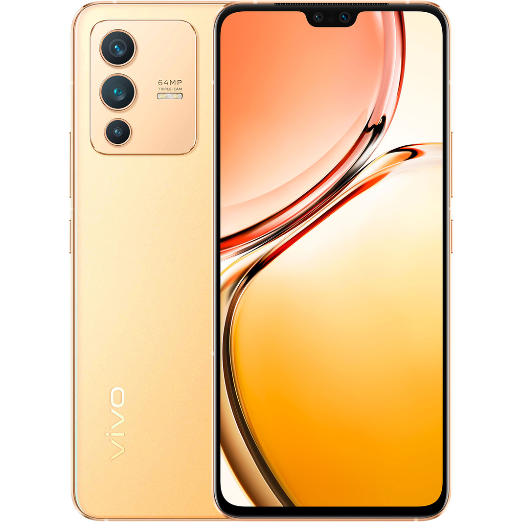 Смартфон Vivo V23 5G 12/256GB Sunshine Gold (V2130), золотистый