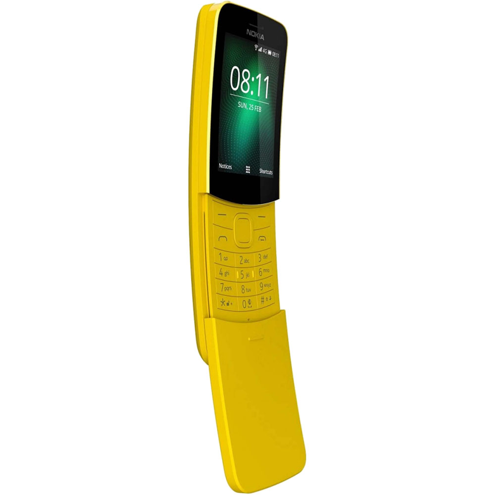 Купить Телефон сотовый Nokia Dual Sim 8110 4G желтый в Астане - Oma.kz