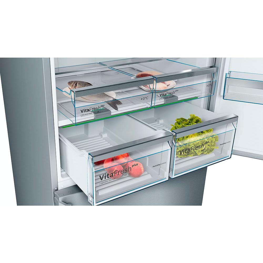 Холодильник Bosch KGN 86AI32U, серебристый