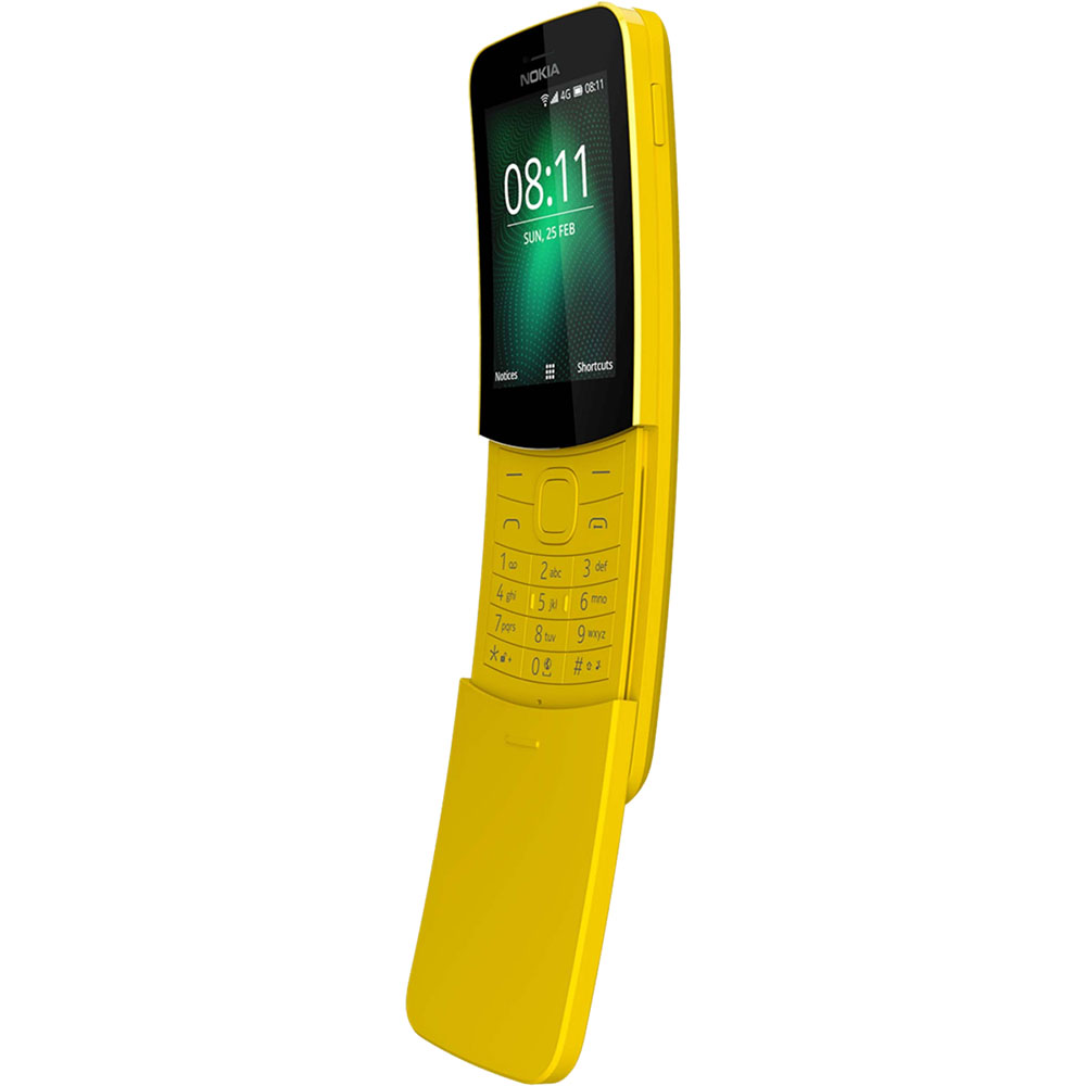 Купить Телефон сотовый Nokia Dual Sim 8110 4G желтый в Астане - Oma.kz