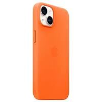 Чехол для телефона Apple iPhone 14 Leather Case with MagSafe -(MPP83ZM/A), Orange