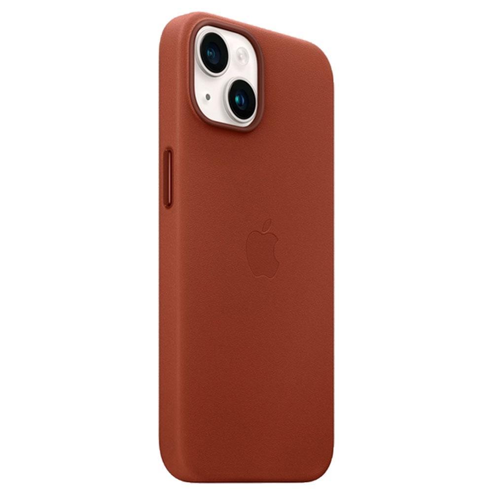 Купить Чехол для телефона Apple iPhone 14 Leather Case with MagSafe -  (MPP73ZM/A), Umber в Астане - Oma.kz