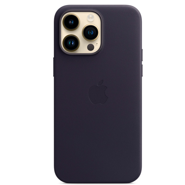 Чехол для телефона Apple iPhone 14 Pro Max Leather Case with MagSafe MPPP3ZM/A Ink