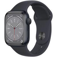 Смарт часы Apple Watch Series 8 GPS 41mm Midnight Aluminium Case with Midnight Sport Band - Regular (MNP53GK/A)