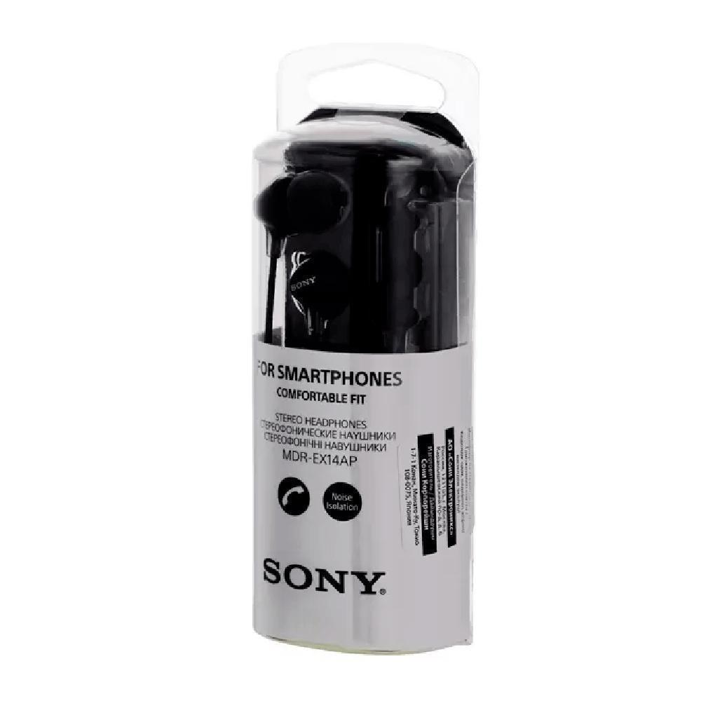 Наушники с микрофоном Sony MDR-EX14AP (black)