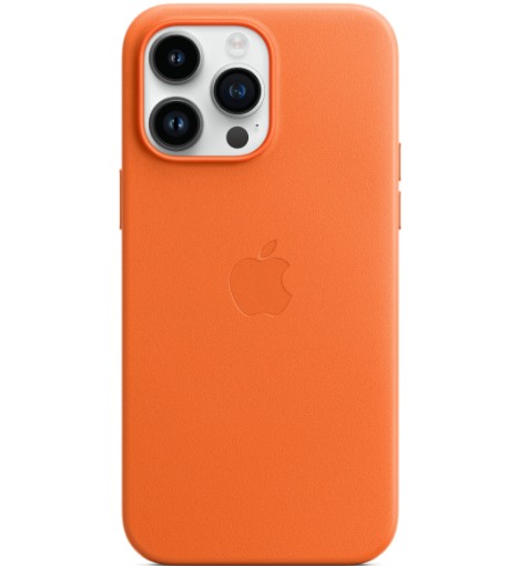 Чехол для телефона Apple iPhone 14 Pro Max Leather Case with MagSafe MPPR3ZM/A Orange