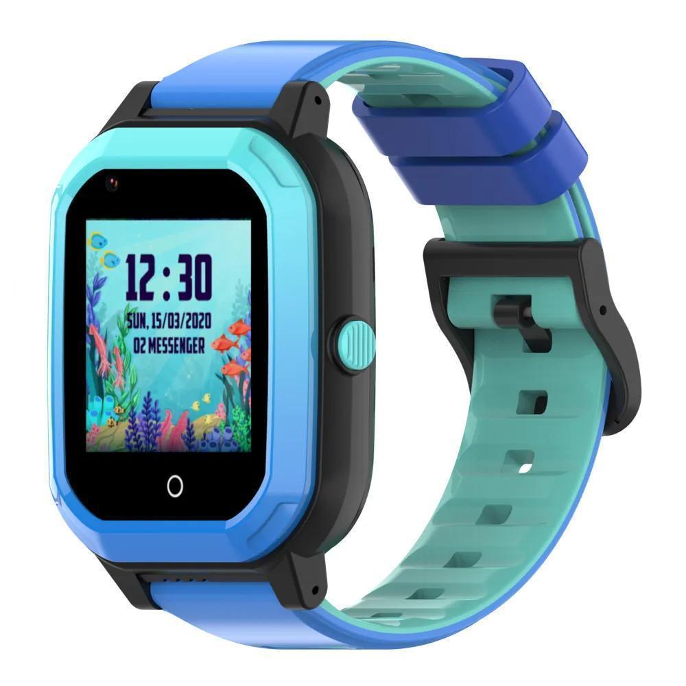 Смарт-часы детские Wonlex KT-20 c видеозвонком синие