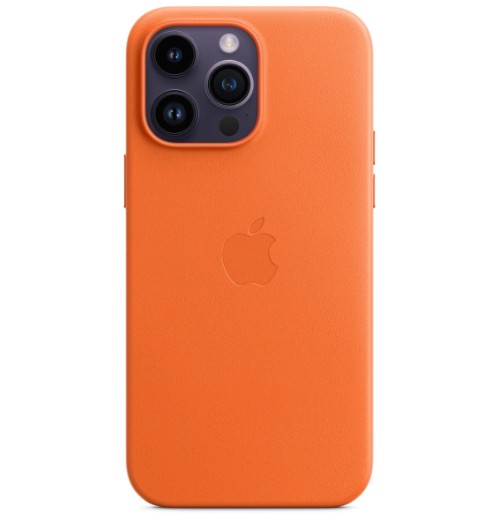 Чехол для телефона Apple iPhone 14 Pro Max Leather Case with MagSafe MPPR3ZM/A Orange