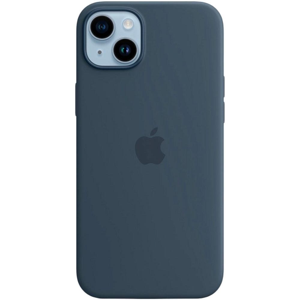 Чехол для телефона Apple iPhone 14 Plus Silicone Case with MagSafe (MPT53ZM/A) Storm Blue