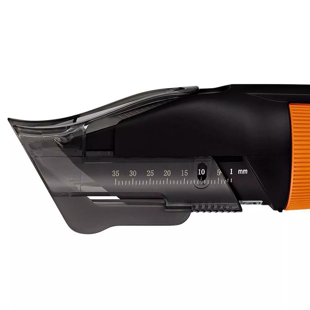 Машинка для стрижки Kitfort КТ-3130-2, черно-оранжевая