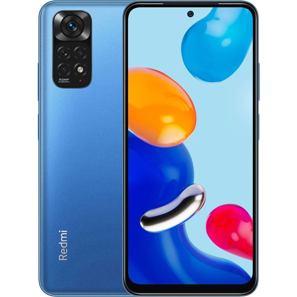 Купить Смартфон Xiaomi Redmi Note 11 4/64GB, синий в Астане - Oma.kz